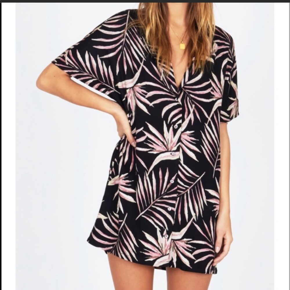 Amuse Society Bird in Paradise dress Large NWT